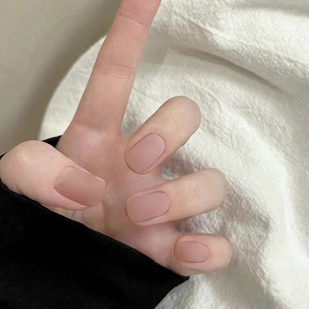 Cat eye press-on nails kort rond sterdesign 24 stuks herbruikbaar