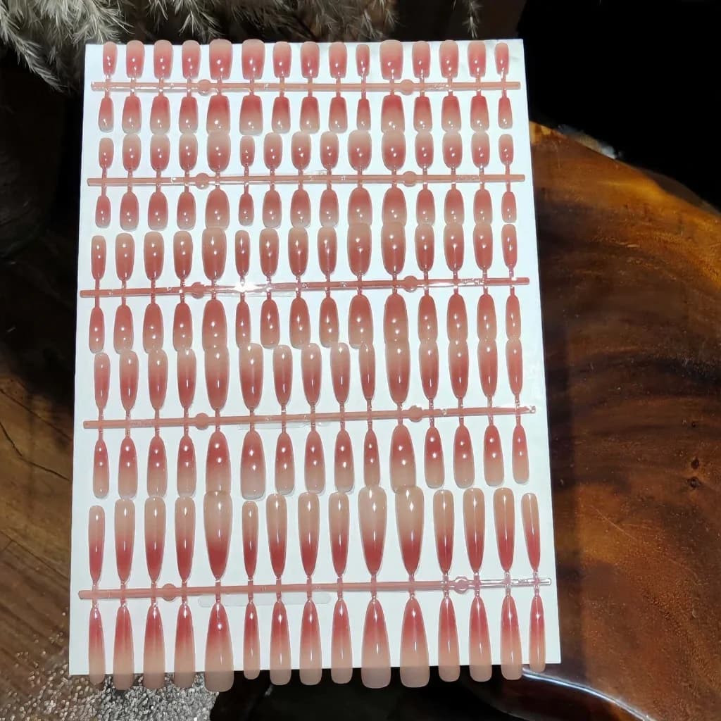 Press-on Nagels Set Kort Medium Lang Ovaal Stiletto Vorm 30 Stuks